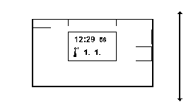 Posizionamento del clock desktop Radio Controlled